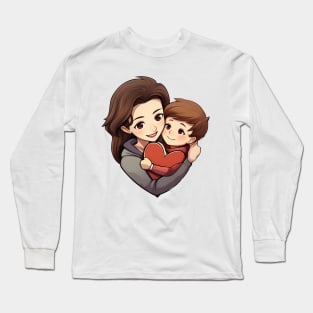 In a mother's love, a child finds the most genuine reflection Long Sleeve T-Shirt